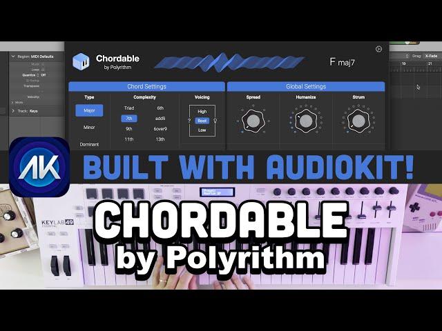 Chordable (FREE) MIDI Chord Generator for macOS | Demo, Neo Soul Jam & Built with AudioKit!