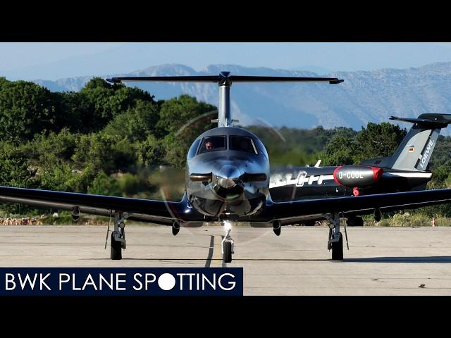 Brač Airport BWK/LDSB - 10 Minutes of Plane Spotting - 2024 Part IV!