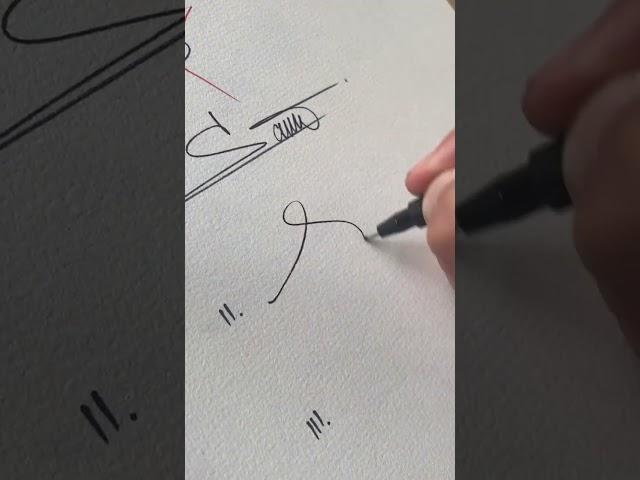 How to sign the letter S?️