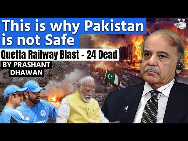 Huge Attack on Pakistani Railway Station by Balochistan Liberation Army | Cricket in Danger