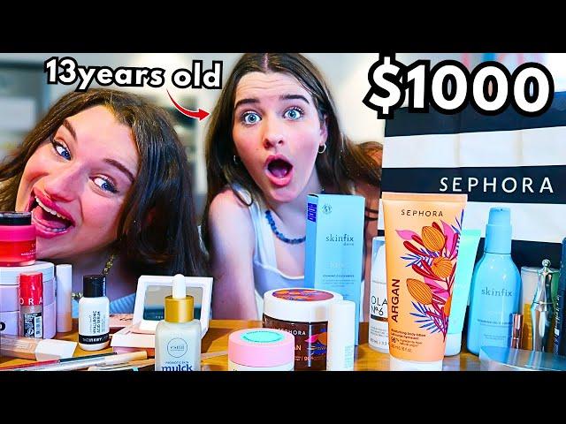 SPENDING $1000 AT SEPHORA (will parent approve?) w/ The Norris Nuts