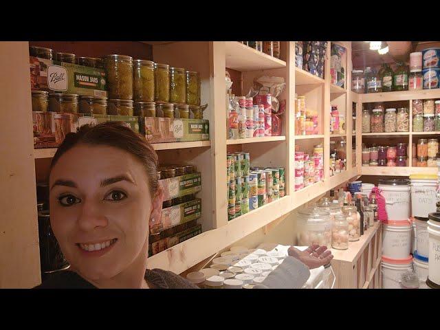 MY HOMESTEAD "WORKING" PANTRY TOUR | 3 WAYS TO STORE YOUR SPICES THAT WORK | AT HOME GROCERY STORE