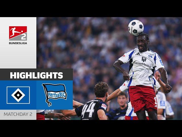 Late Equaliser in Top-Match | Hamburger SV - Hertha BSC | Highlights | MD 2 - Bundesliga 2 24/25