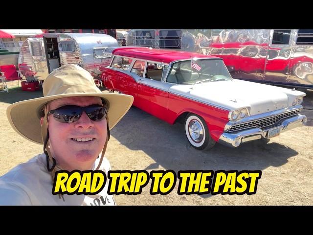 (Part 2) TOUR of vintage AIRSTREAMS & SILVERSTREAMS at Palm Springs Modernism Week Trailer Show 2025