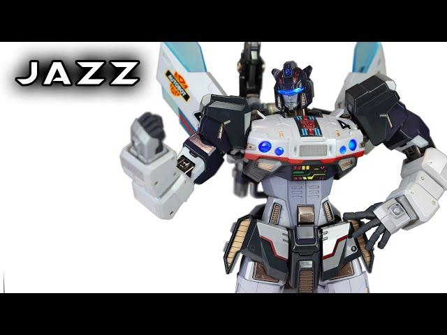 Flame Toys JAZZ Kuro Kara Kuri Transformers Action Figure Review