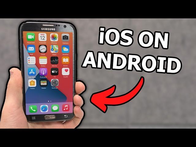 Turning my Android into an iPhone... 