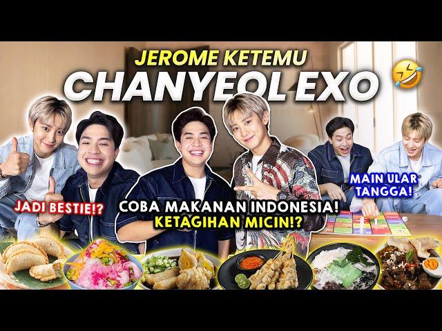 CHANYEOL EXO COBA MAKANAN INDONESIA & MAIN ULAR TANGGA, KETAGIHAN MICIN!? JADI BESTIE!?