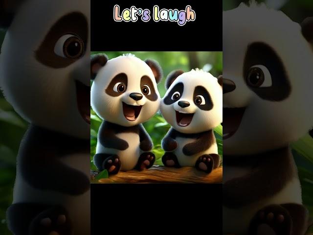 Laughing panda, let’s laugh