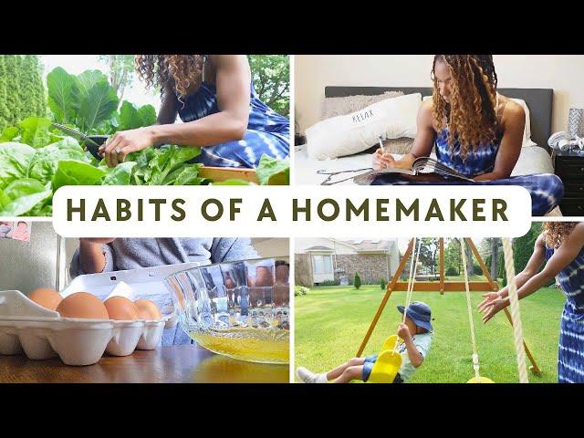Daily Habits Of A Homemaker