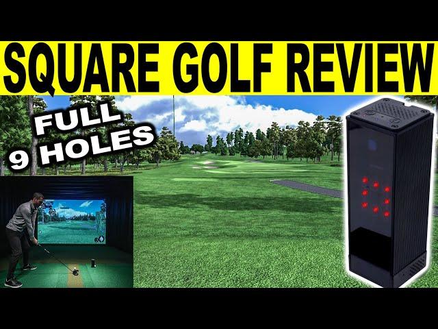 Square Golf Launch Monitor Review: Playing a Full 9 Hole Round! ️ 