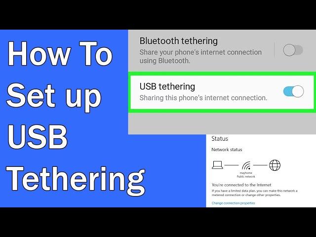 How to Set Up USB Tethering on Windows 10 [WFH] | Unlimited Solutions