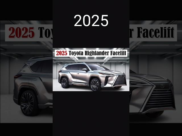 Highlander Evolution 2025 Model [2000-2025] #toyota #highlanders  #landcruiser #4x4 #offroad #suv