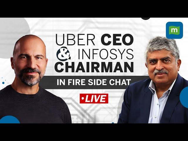 Live: Infosys Chairman Nandan Nilekani In Conversation With Uber CEO Dara Khosrowshahi