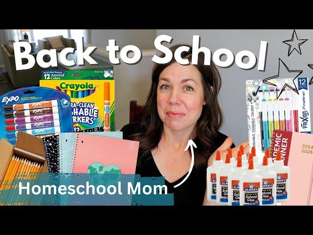 Back to Homeschool School Supply HAUL + 1st Day Surprises!