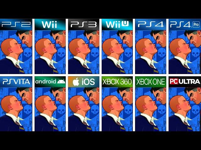 Comparing Bully in All Consoles (Side by Side) 4K