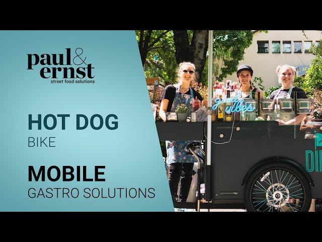 HOT DOG BIKE | paul&ernst | mobile gastro solutions #hotdog #bike