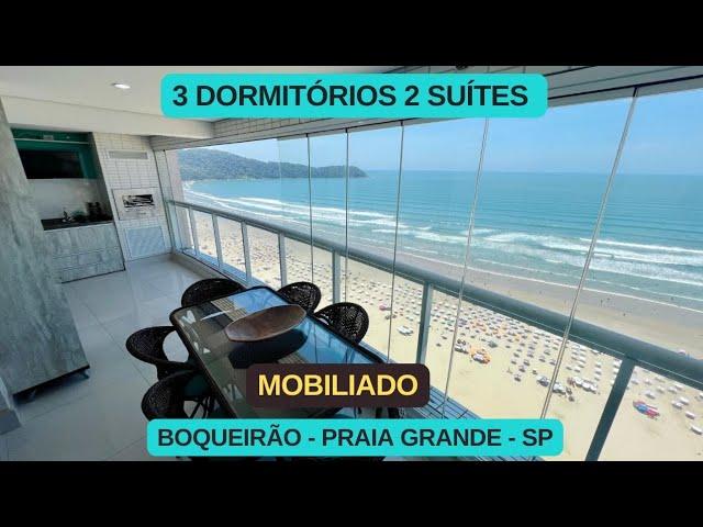 Apartamento Mobiliado 3 Dormitórios 2 Suítes Frente Mar