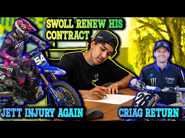 Why Did Jalek Swoll Renew His Contract With Triumph? Jett Reynolds Injury Again, Criag Return To SX