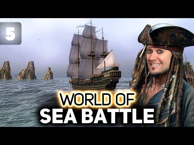 Строим Чёрную Жемчужину ‍️ World of Sea Battle [PC 2023] #5