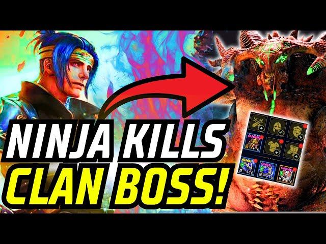 3 NINJA TEAMS THAT ONE KEY ULTRA NIGHTMARE CLAN BOSS FULL AUTO! | RAID: SHADOW LEGENDS