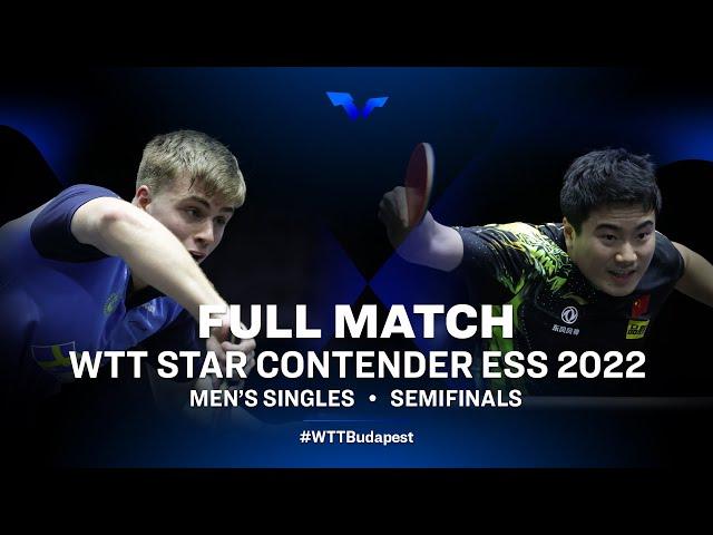 FULL MATCH | Truls Moregard VS Liang Jingkun | MS SF | WTT Star Contender ESS 2022