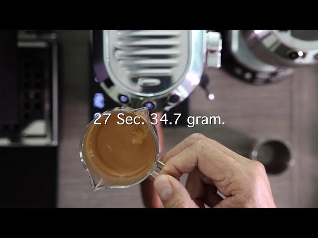 How to perfect shot espresso you Delonghi Dedica EC685 with Bottomless Portafilter [Brew Ratio 1:2]