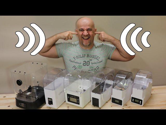 6 filament dryer noise test - How loud are these drying boxes? eSun, Sunlu, Sovol, Creality, Eibos