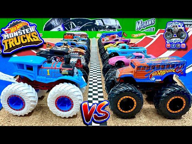 Toy Diecast Monster Truck Racing Tournament | Round #38 | Hot Wheels Mainlines  Treasure Hunts