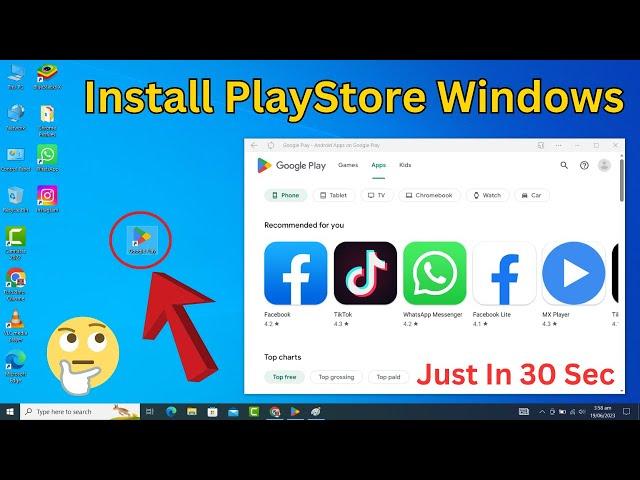 How To Download And Install Google PlayStore Apps On Windows PC Or Laptop 2024 (Easiest Way)