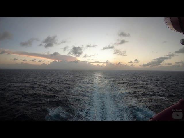 ASMR Cruise Ship Deck Ocean View Sound Ambience 7 Hours 4K - Sleep Relax Focus Chill Dream