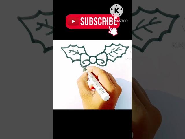 Jingle bells drawing easy steps  || #drawing #shorts #short #shortvideo #christmasdrawing  #bell