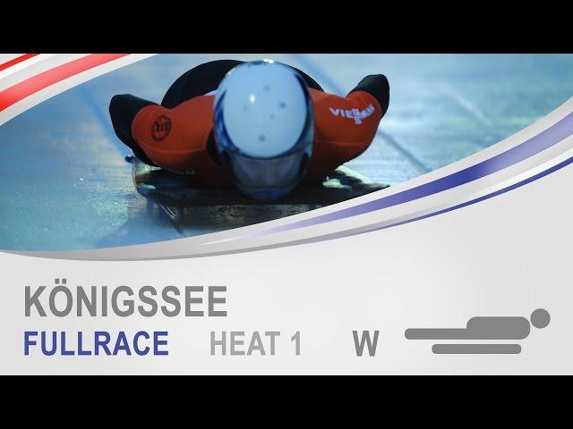 Königssee | Women's Skeleton Heat 1 World Cup Tour 2014/2015 | FIBT Official