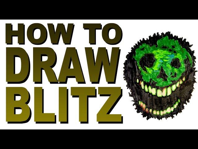 How to draw Blitz (Doors: The Hunt)