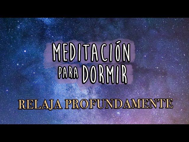 Meditación guiada para dormir  Meditación para relajarse y dormir profundamente