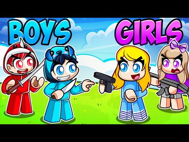 Boys vs Girls Roblox Rivals!