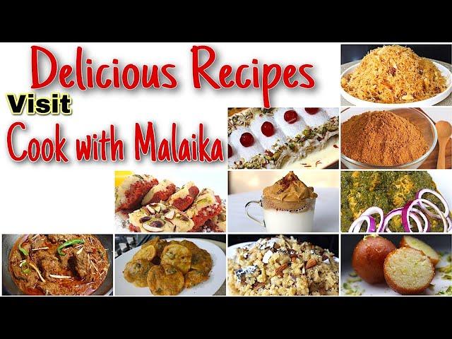 Delicious Recipes with Cook with Malaika | Must Visit Channel