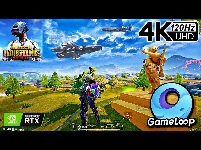 4K ULTRA HDR 120 FPS  | PUBG MOBILE 3.2 EMULATOR PC GAMELOOP (2024)