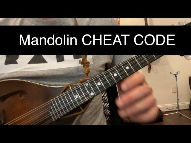 Mandolin CHEAT CODE! Super Easy Solo Pattern For Bluegrass Songs