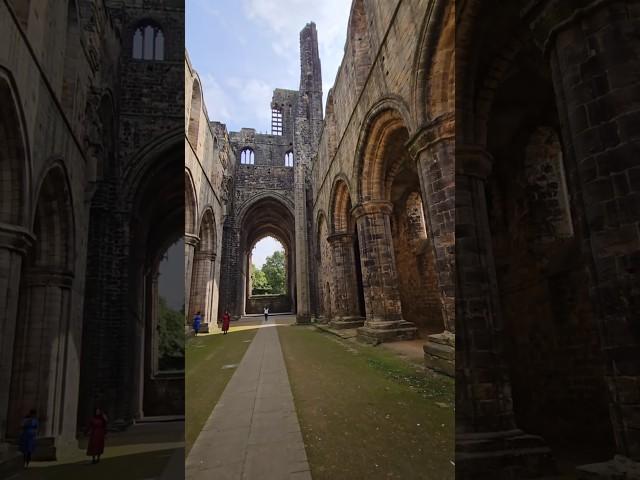 stunning Kirkstall Abbey ruins, considered one of the best preserved Cistercian monasteries in uk