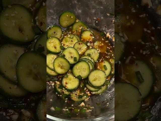 Asian Cucumber Salad recipe  #shorts  #asmr