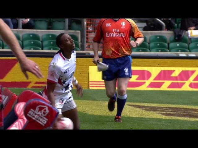 RE:LIVE! Perry Baker scores FOUR tries against All Blacks Sevens