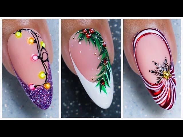 5 Christmas Nail Decoration Ideas 2023 #tutorial | Best Holidays Nail Art Compilation