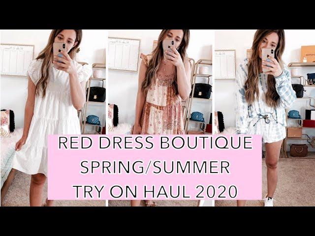 RED DRESS BOUTIQUE SPRING TRY ON HAUL