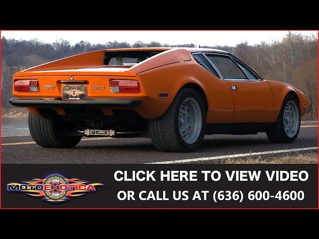 1973 DeTomaso Pantera (SOLD)