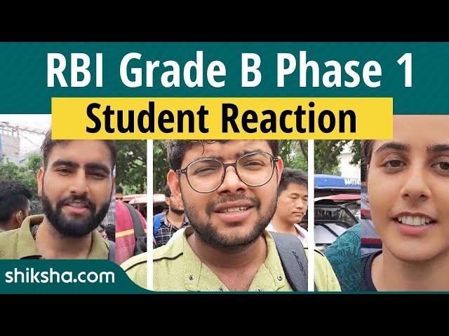 RBI Grade B Phase 1 Exam Analysis 2024: Check Difficulty Level