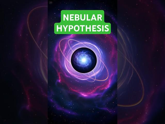 What is the Nebular Hypothesis? #shorts #universe #nebularhypothesis #solarsystem #nebulartheory