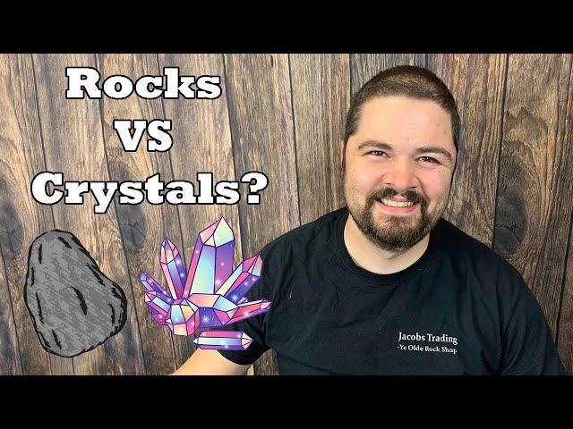 How to tell the difference between Rocks, Crystals, and Minerals.