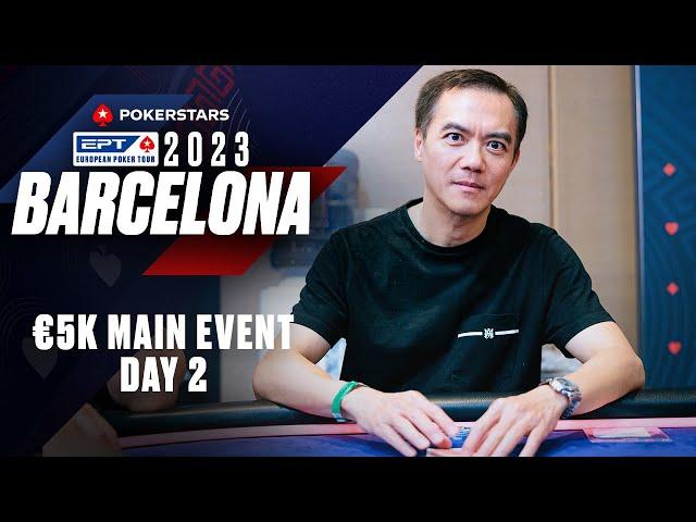 EPT BARCELONA 2023 : €5K MAIN EVENT – DAY 2 ️ PokerStars