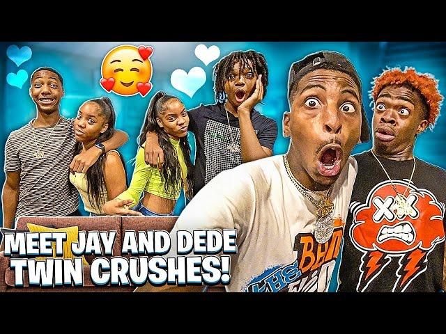 DEDE3X & JAY FINALLY MEET THEIR TWIN CRUSHES!️