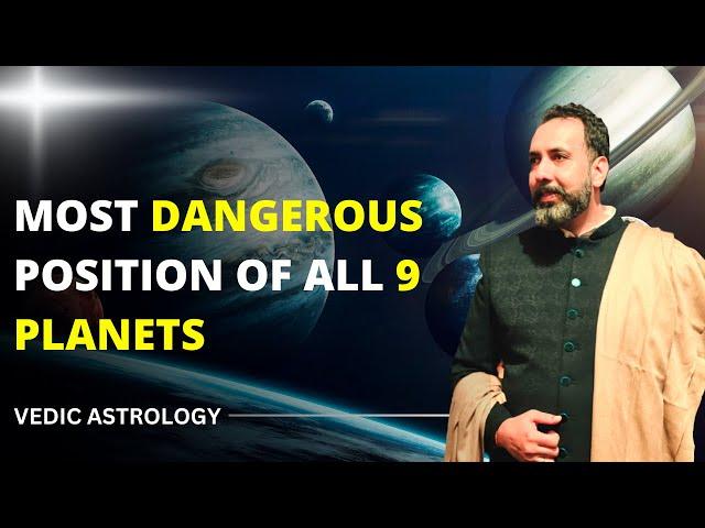 WORST and the Most Dangerous Position of all 9 Planets in a Horoscope  With Remedies #vedicJyotish.